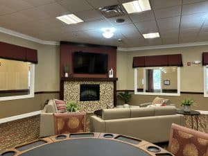 CLUB ROOM designed for senior activities