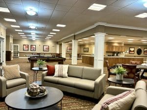 CLUB ROOM designed for senior activities